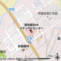 岡崎北斗訪問看護ステーション周辺の地図