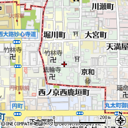 京都府京都市上京区行衛町452周辺の地図