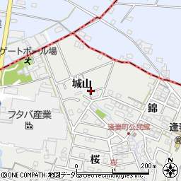 愛知県知立市逢妻町城山39周辺の地図