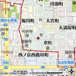 京都府京都市上京区行衛町444周辺の地図