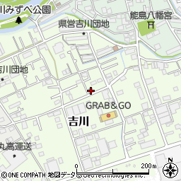 清水吉川郵便局 ＡＴＭ周辺の地図