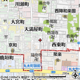 京都府京都市上京区西東町343周辺の地図