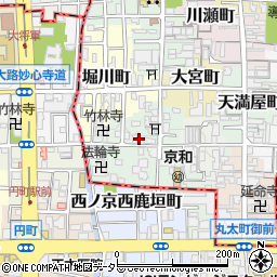 京都府京都市上京区行衛町448周辺の地図