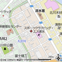 静岡県静岡市清水区西大曲町5-30周辺の地図