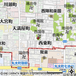京都府京都市上京区長門町周辺の地図