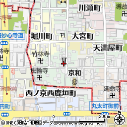 京都府京都市上京区行衛町460周辺の地図