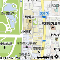 京都府京都市上京区松蔭町133周辺の地図