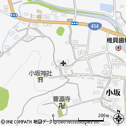 静岡県伊豆の国市小坂周辺の地図