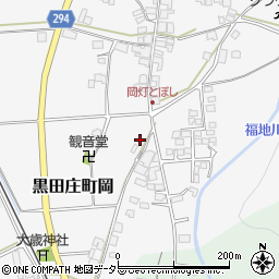 兵庫県西脇市黒田庄町岡937-7周辺の地図