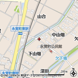 愛知県豊田市永覚町中山畑67周辺の地図
