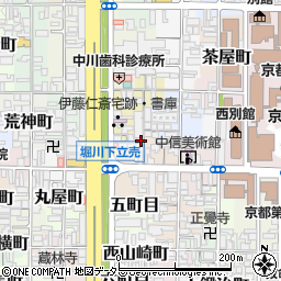 京都府京都市上京区東橋詰町179周辺の地図