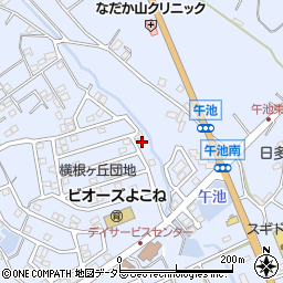 愛知県大府市横根町狐山116周辺の地図