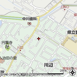 滋賀県栗東市川辺228-10周辺の地図