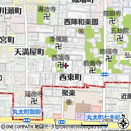 京都府京都市上京区西東町364-10周辺の地図