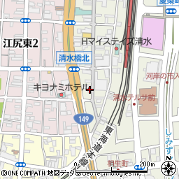 静岡県静岡市清水区真砂町7-6周辺の地図