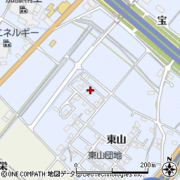 愛知県豊田市生駒町東山748-13周辺の地図