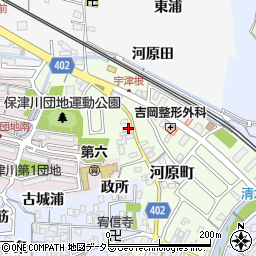 京都府亀岡市河原町79周辺の地図