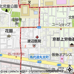西ノ京荘周辺の地図
