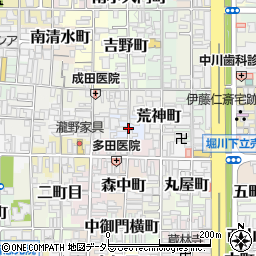 〒602-8122 京都府京都市上京区南蟹屋町の地図