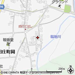 兵庫県西脇市黒田庄町岡1068-74周辺の地図