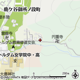 京都府京都市左京区鹿ケ谷御所ノ段町1周辺の地図