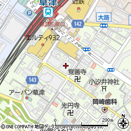 ゴールフリー　草津教室周辺の地図