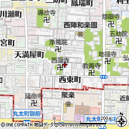 京都府京都市上京区西東町364-1周辺の地図