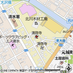 清啓寺周辺の地図