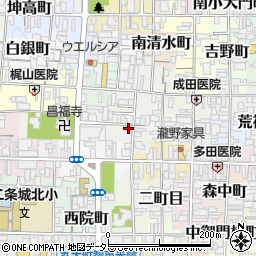 ラドセーフテクニカルサービス京都支店周辺の地図