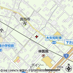 三重県四日市市大矢知町1037-7駐車場周辺の地図