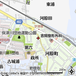 京都府亀岡市河原町81周辺の地図