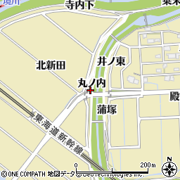 愛知県刈谷市泉田町丸ノ内周辺の地図
