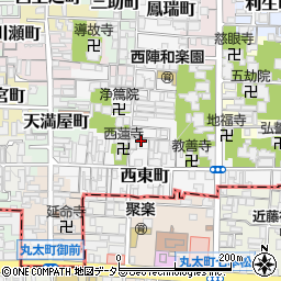 京都府京都市上京区西東町364-5周辺の地図