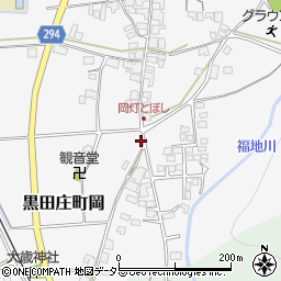 兵庫県西脇市黒田庄町岡937-2周辺の地図