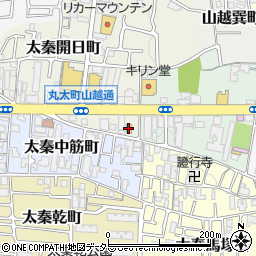 ファミリーマート太秦丸太町店周辺の地図
