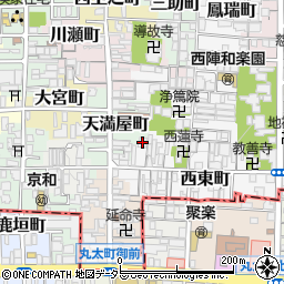 京都府京都市上京区西東町346-7周辺の地図