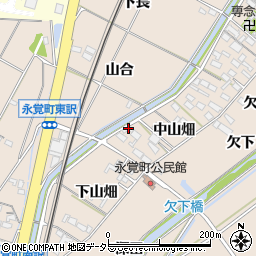 愛知県豊田市永覚町中山畑42周辺の地図