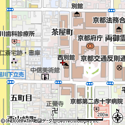 京都府京都市上京区勘兵衛町周辺の地図