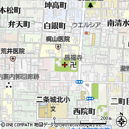 京都府京都市上京区分銅町周辺の地図