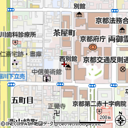 京都府京都市上京区勘兵衛町周辺の地図