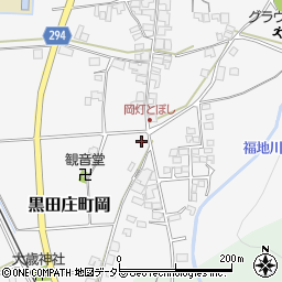 兵庫県西脇市黒田庄町岡937-3周辺の地図