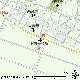 三重県三重郡菰野町下村1431-3周辺の地図