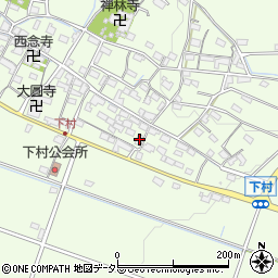 三重県三重郡菰野町下村1369周辺の地図