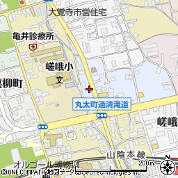 嵯峨嵐山・田中クリニック周辺の地図