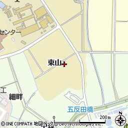 愛知県豊田市竹元町東山周辺の地図