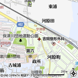 京都府亀岡市河原町83周辺の地図