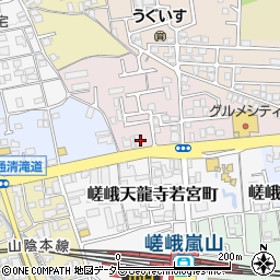 MAHA CURRY 嵯峨嵐山周辺の地図
