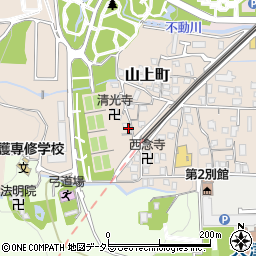 滋賀県大津市山上町14-1周辺の地図