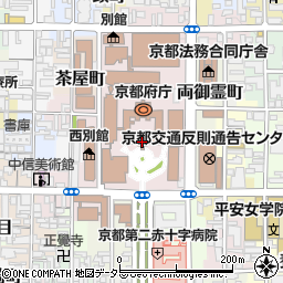 京都府庁周辺の地図