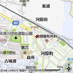 京都府亀岡市河原町179周辺の地図
